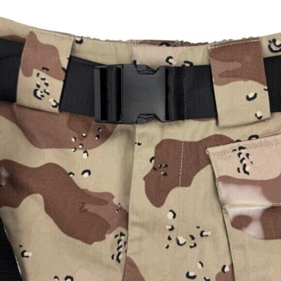 Aritzia Tna Belted Cargo Camo Short In Windchime Women's Size XS - Picture 4 of 6